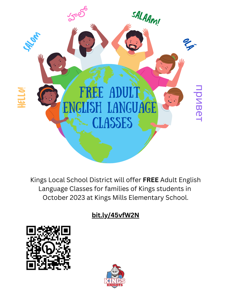 Kings to offer Free Adult English Language Classes starting in September